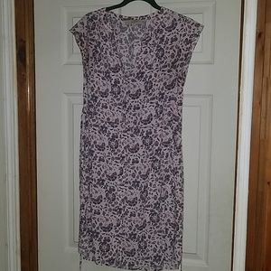 Loft Multi Colored Shirt Dress